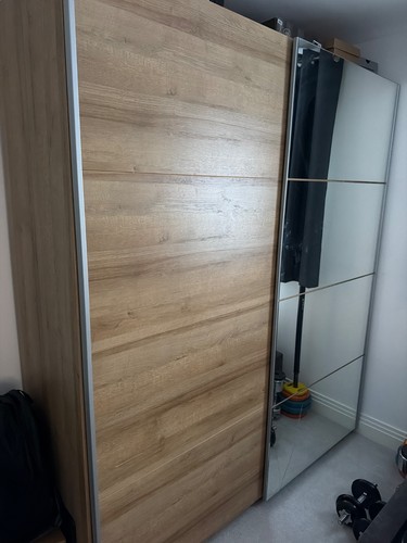 Mirror sliding wardrobe - mirror,