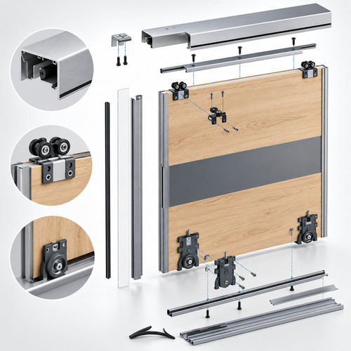 Wardrobe sliding door - wardrobe,