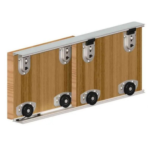 Sliding door track system - track, ares