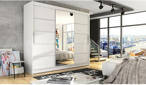 Fully assembled white sliding - assembled,