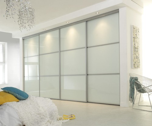 Mirror sliding wardrobe doors - mirror,