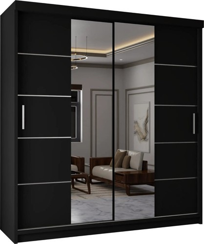 Modern full mirror sliding - modern, 2&3