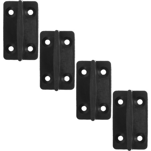 4pcs black reusable - barn, door