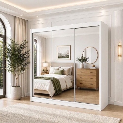 Modern maple full mirror - modern,