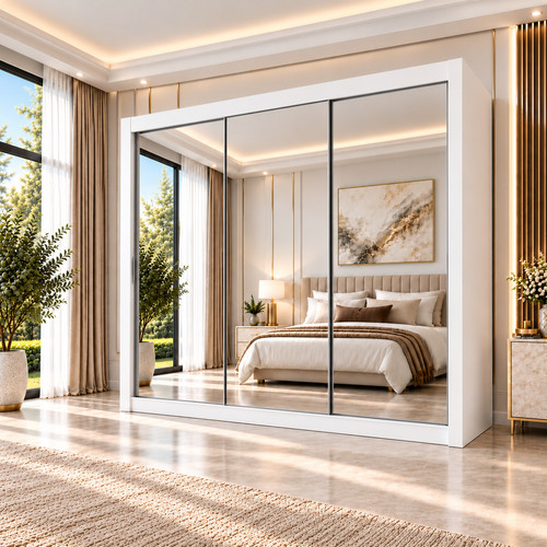 Maple full mirror sliding - maple,