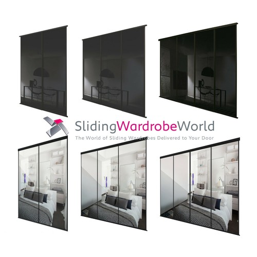 Black glass mirror spacepro - glass,