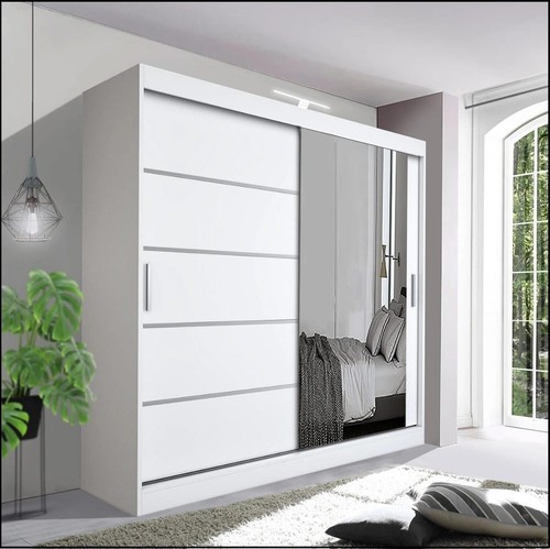 Sliding wardrobe with mirror - sliding,