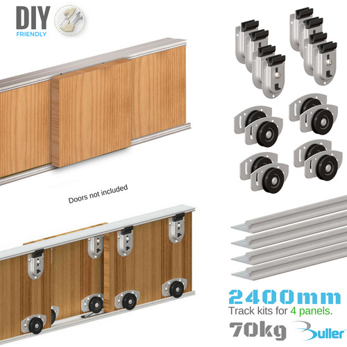 Sliding door track system gear - door,