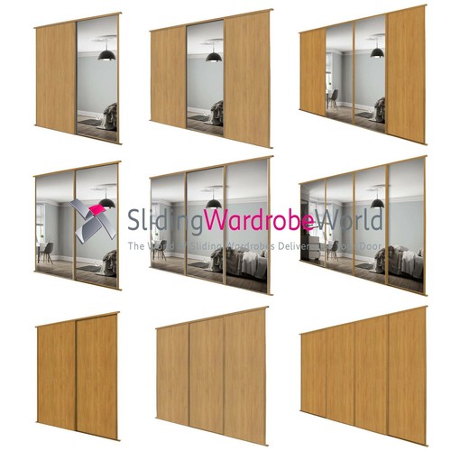 Oak mirror classic sliding - 'classic',